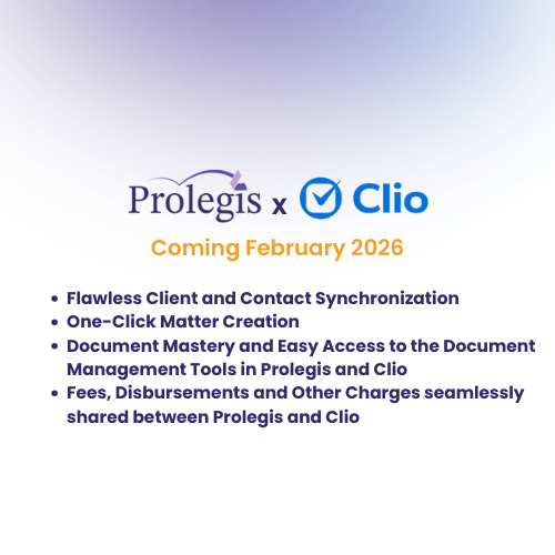 Prolegis x Clio Integration